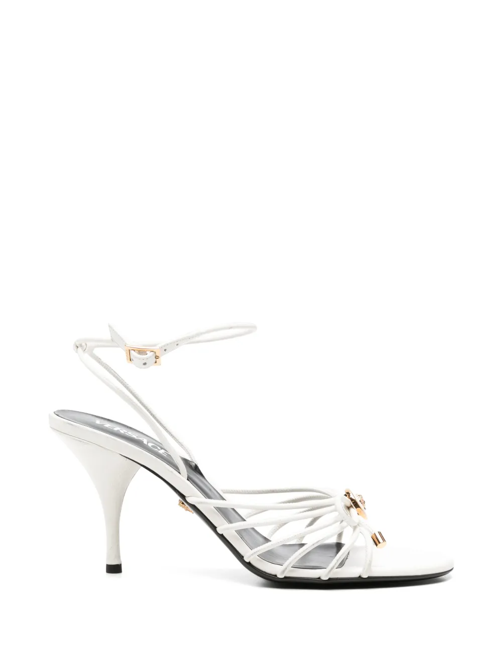 Versace Pre-Owned Opera bow-detail sandals - White