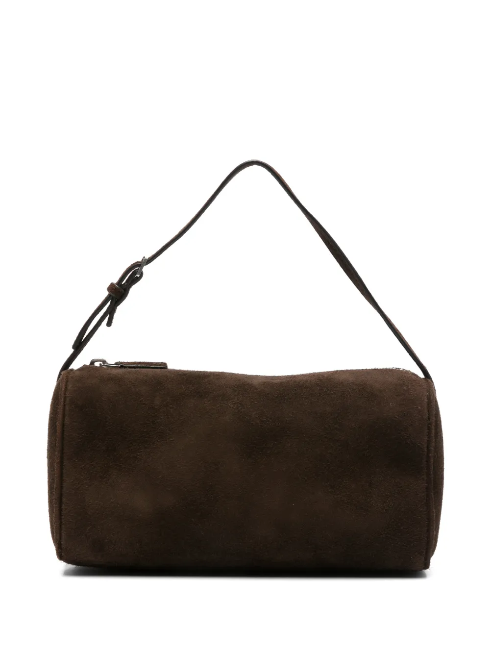 Pre-owned The Row 90's Zip Suede Mini Bag In Brown