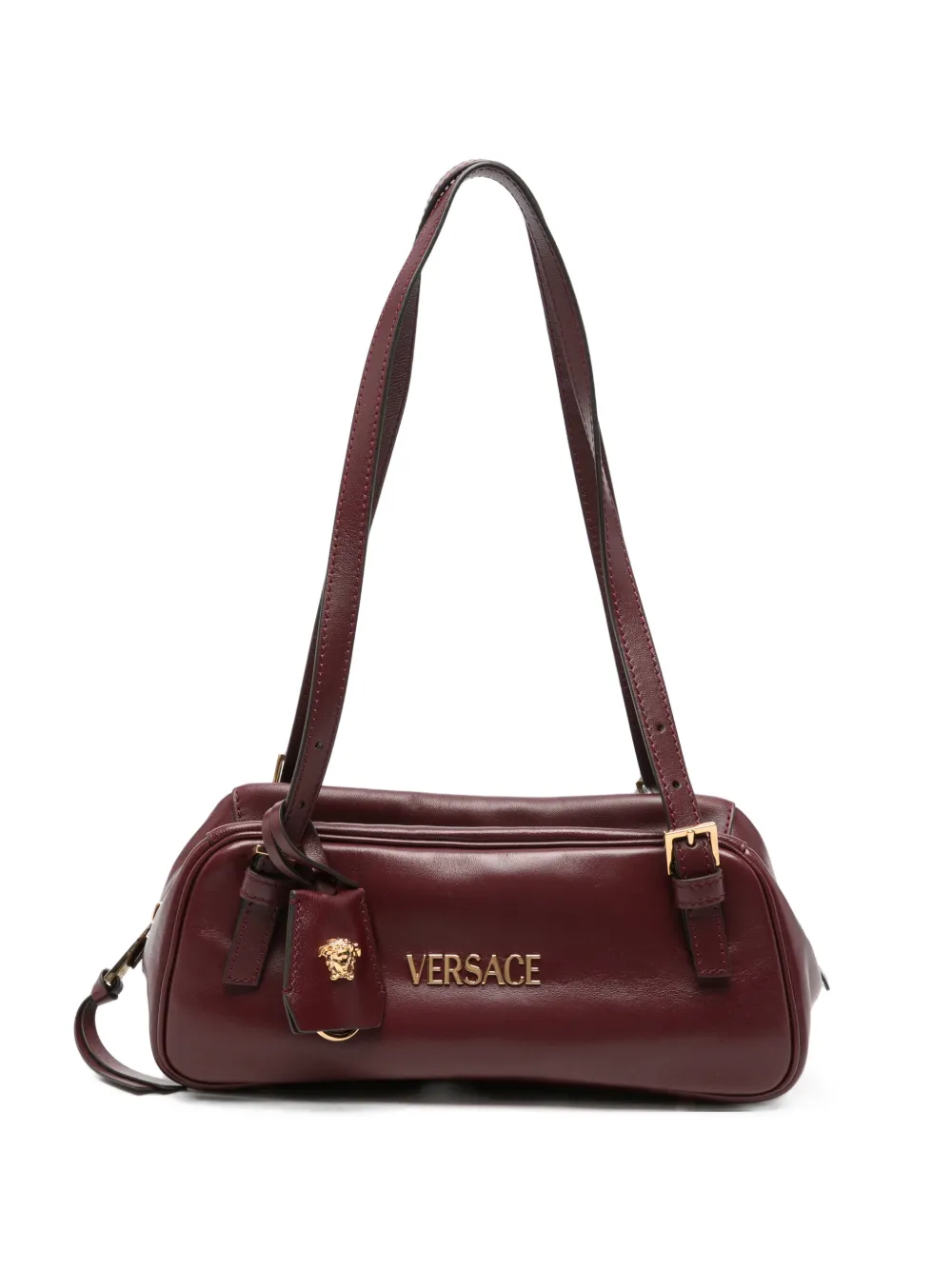 Versace Pre-Owned sac bowling Tag en cuir Nappa - Rouge