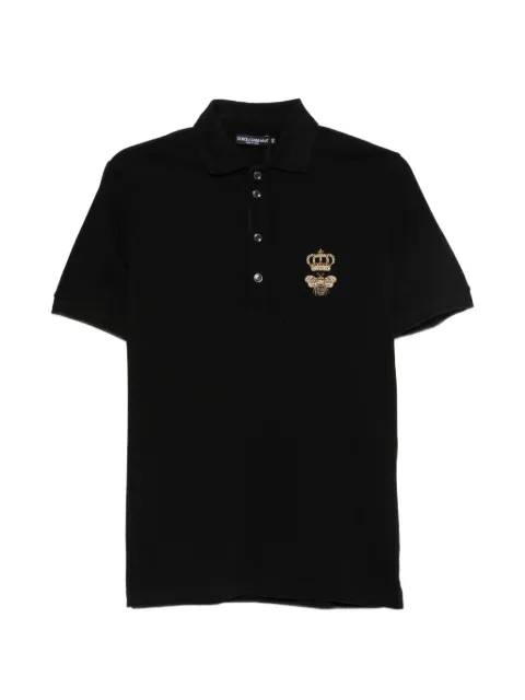 Dolce & Gabbana Pre-Owned logo-embroidery polo shirt