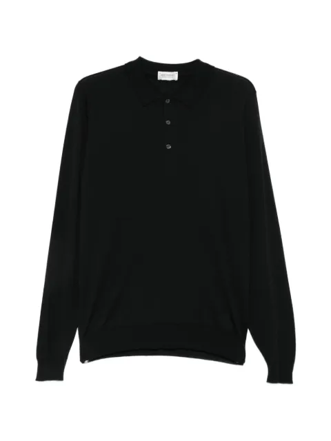 John Smedley Belpert long-sleeve polo sweater