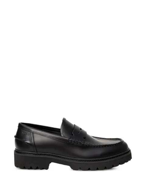HUGO lug-sole penny loafers
