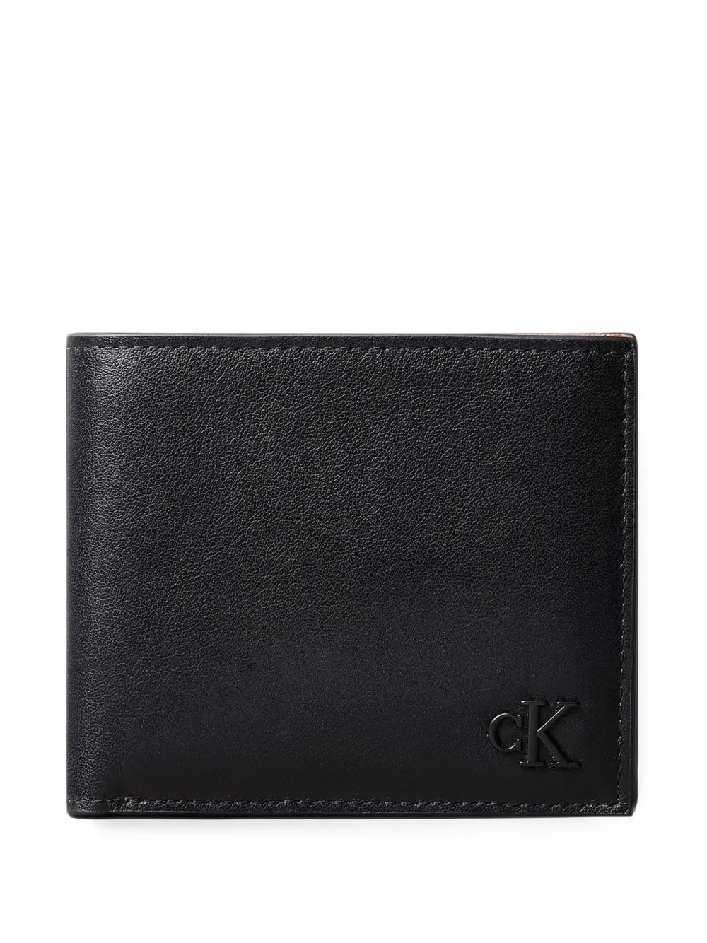 Calvin Klein logo-embossed bi-fold wallet - Nero
