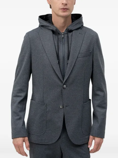 BOSS chaqueta slim con capucha