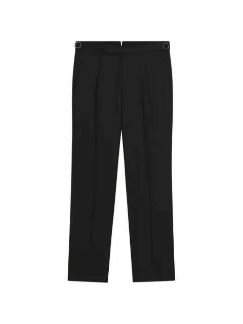 BOSS pleated side-adjuster trousers