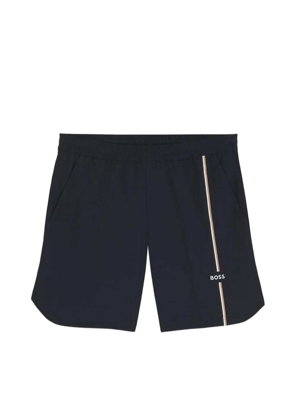 BOSS Actieve tennisshorts van innovatieve Nova stof Zwart