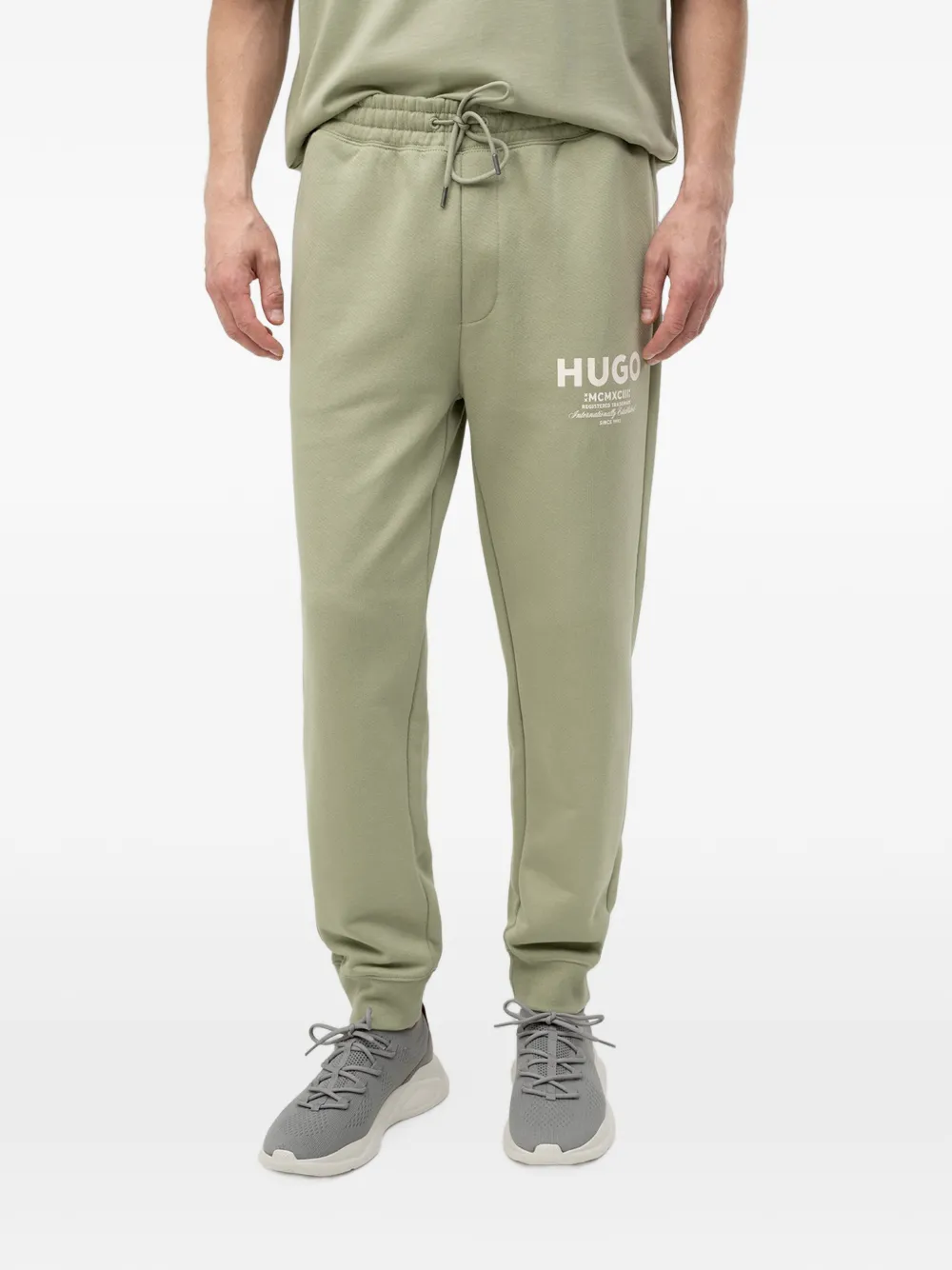 HUGO cotton sweatpants - Verde