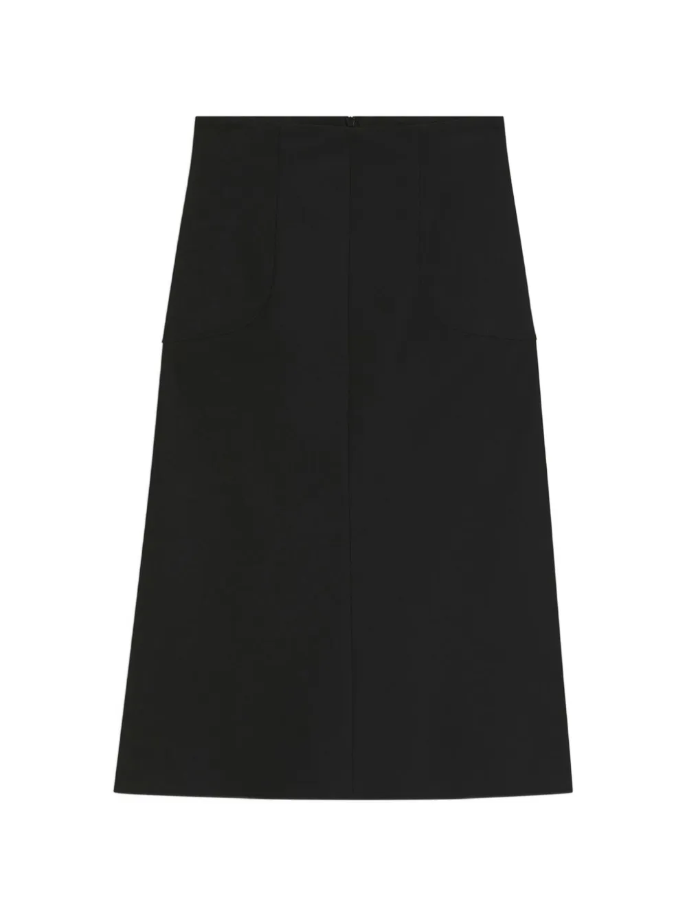 HUGO flared skirt with seam details - Nero