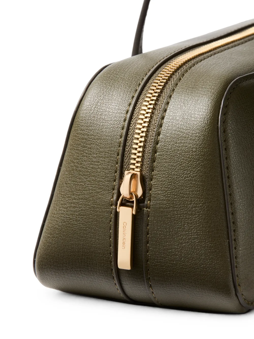 Calvin Klein Logo-print Shoulder Bag in Green, view 3