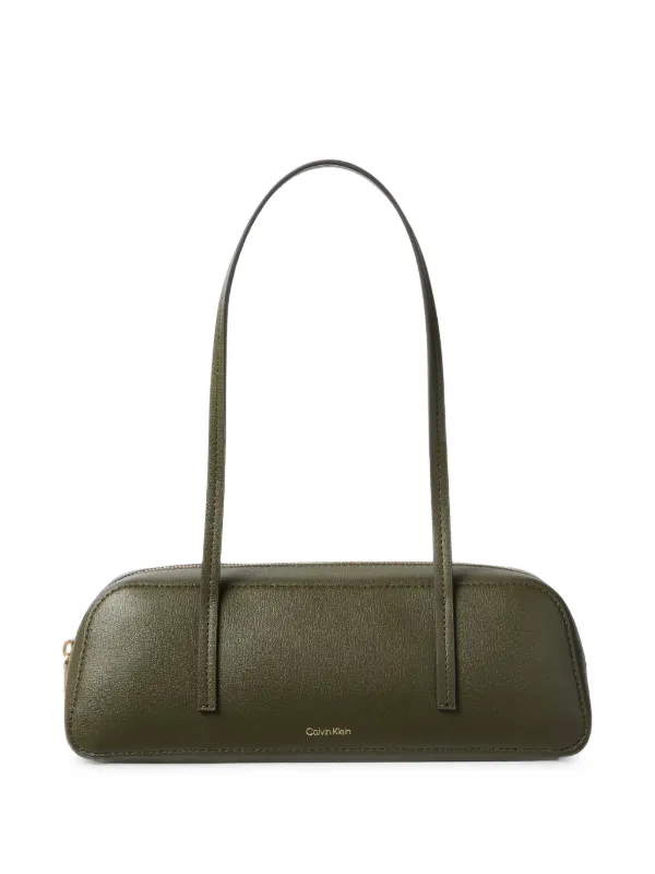 Calvin Klein Logo-print Shoulder Bag in Green