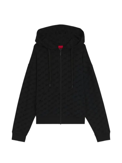 HUGO chaqueta holgada con capucha y logo
