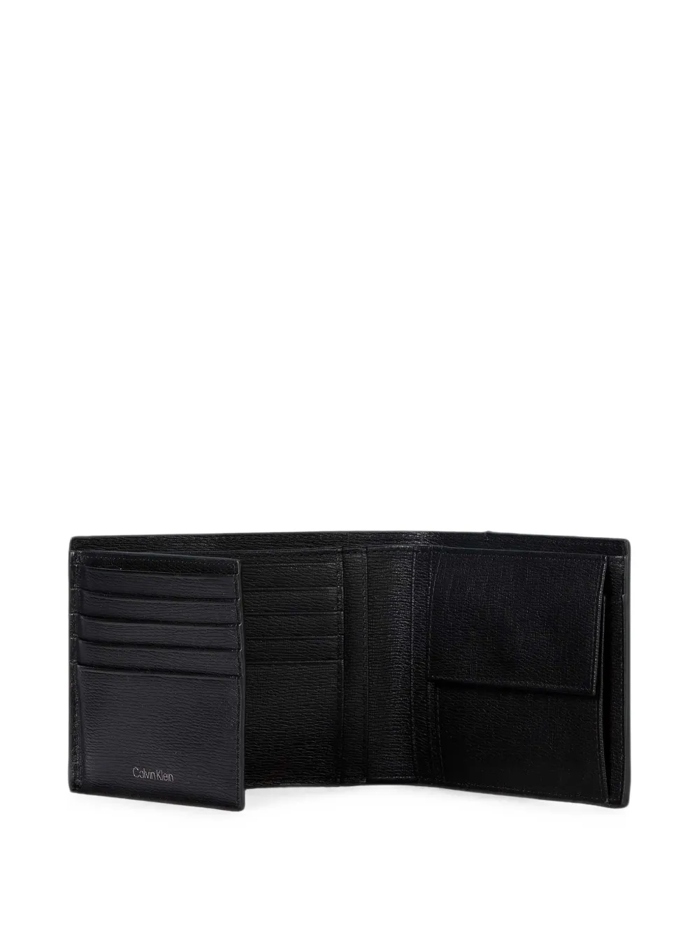 Calvin Klein Leren portemonnee Zwart