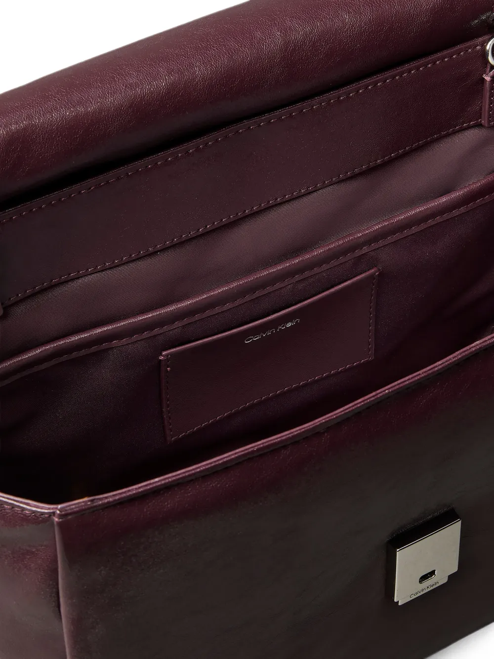 Calvin Klein Schoudertas met logoplakkaat Rood
