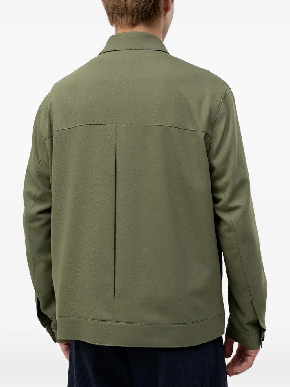 HUGO Slim-fit blazer met opgestikte borstzakken Groen