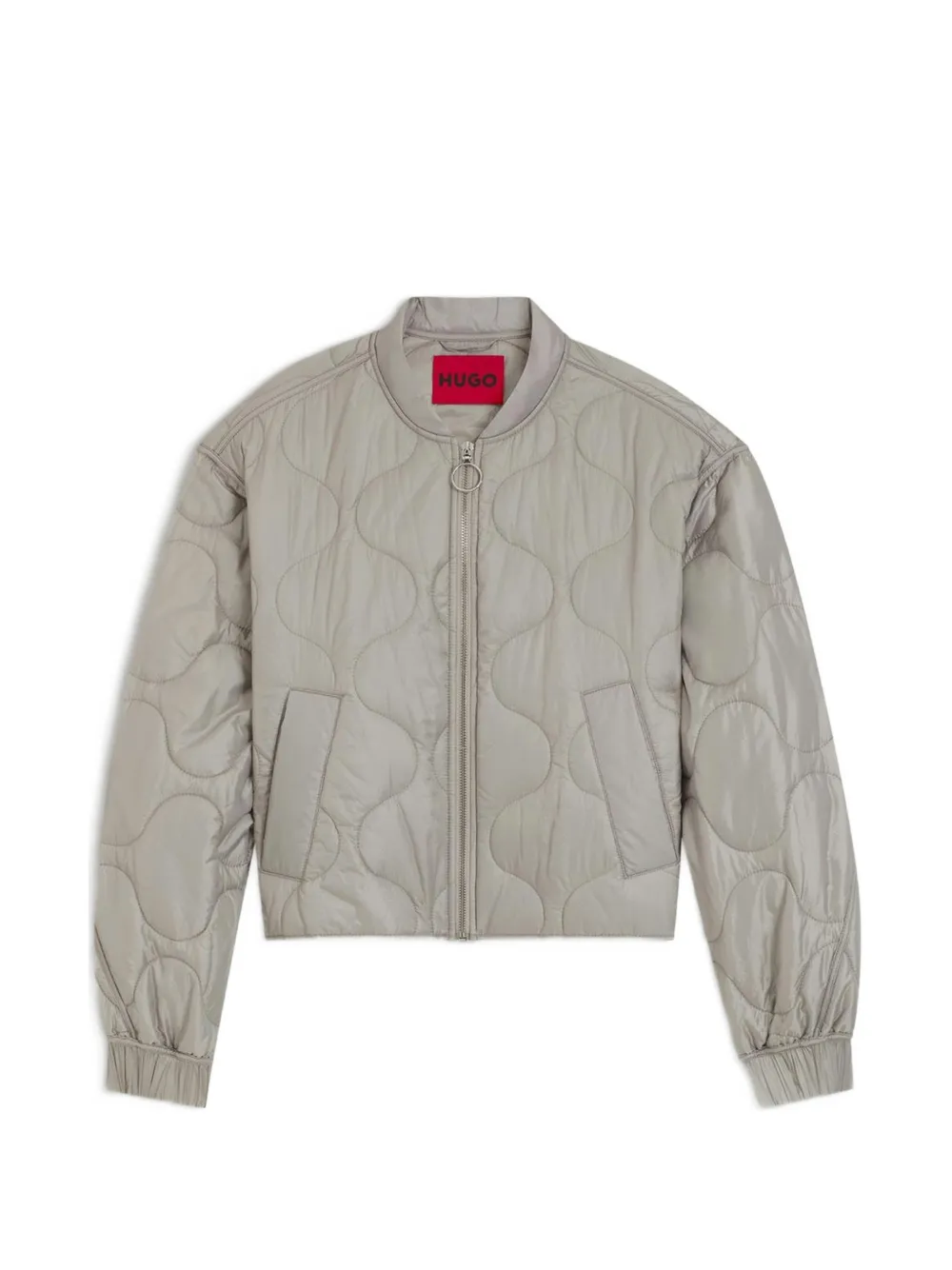 HUGO water-repellent jacket with onion quilting - Grigio