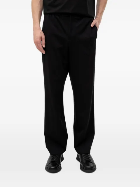 BOSS elasticated-waistband trousers