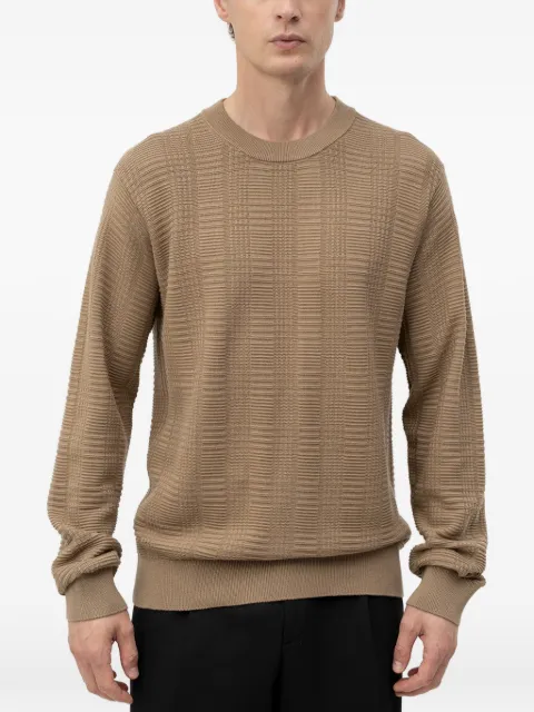 HUGO textured-knit sweater