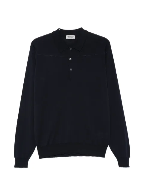 John Smedley Belpert long-sleeve polo sweater