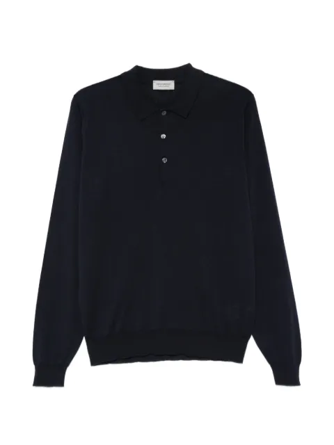 John Smedley jersey tipo polo Belpert de manga larga