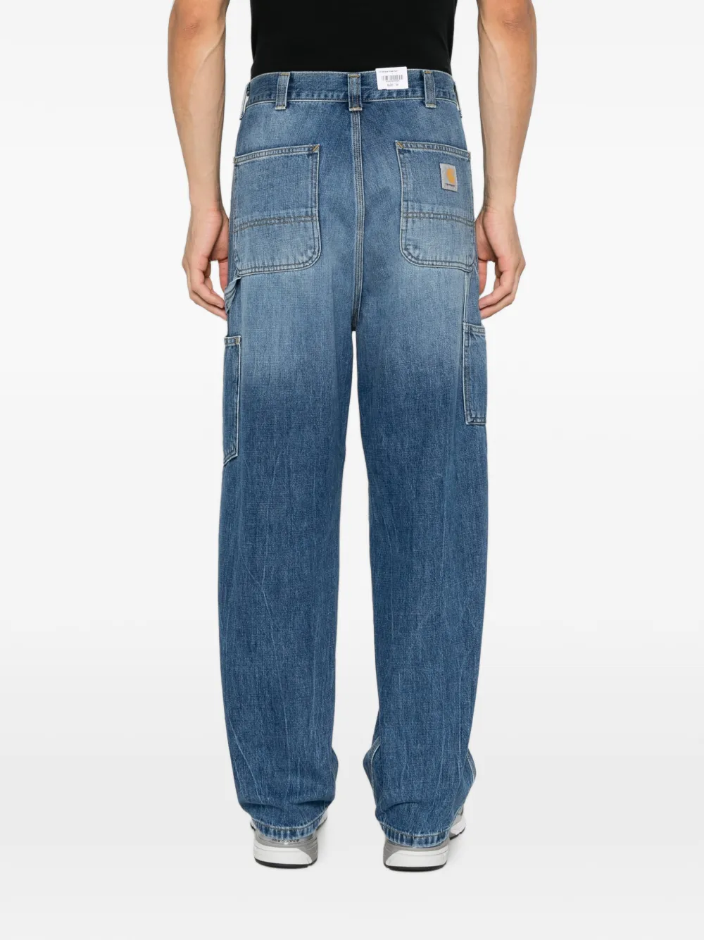Carhartt WIP OG Single Knee jeans met logo-patch Blauw