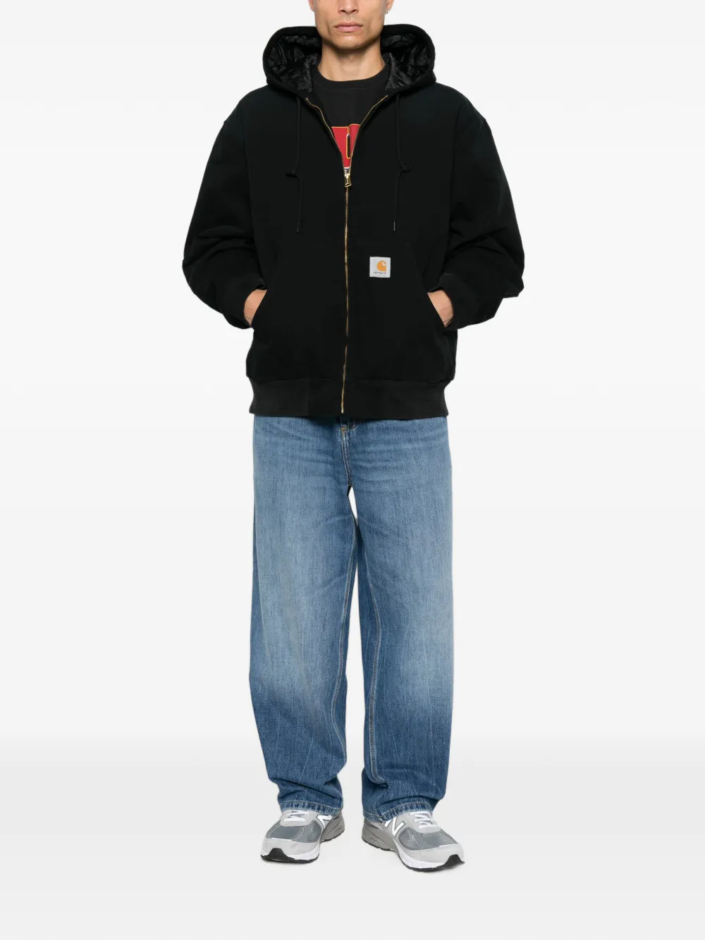 Carhartt WIP OG Single Knee jeans met logo-patch Blauw