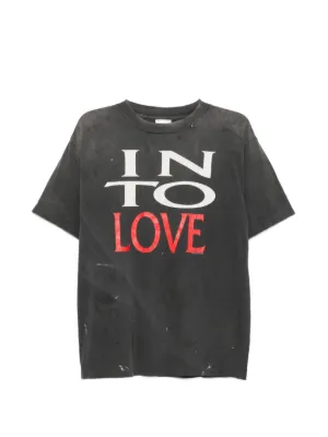 SAINT MXXXXXX x Death Note Print T-shirt | Grey | FARFETCH