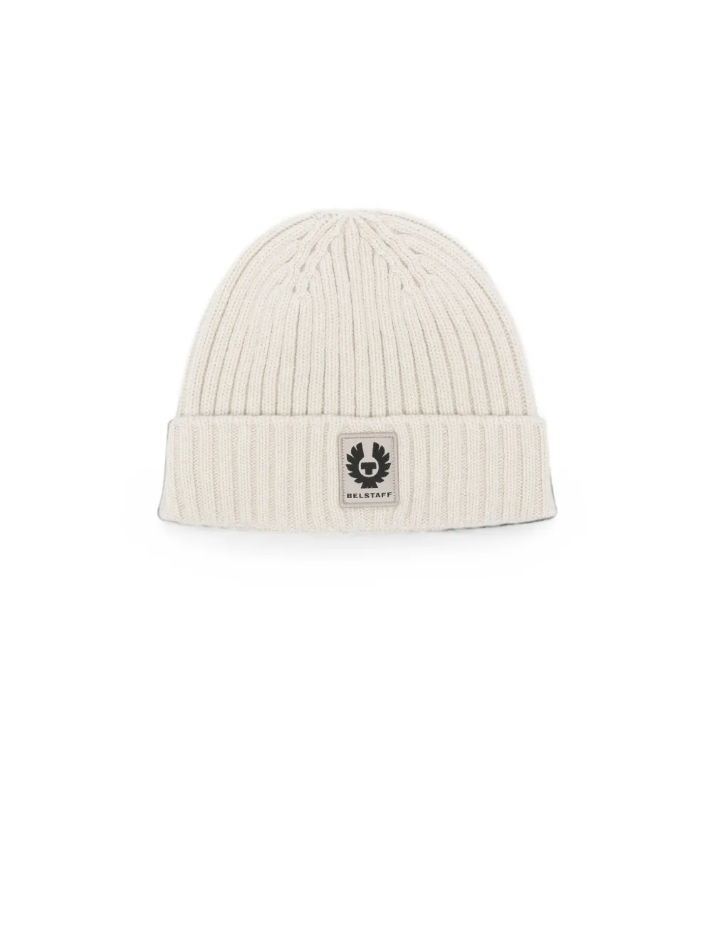 Belstaff ribbed-knit Phoenix patch beanie hat - Grigio