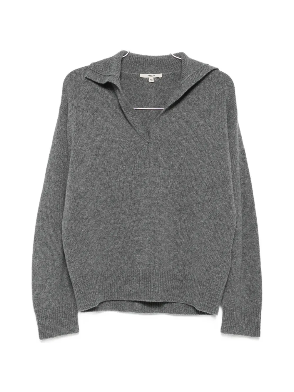 Barena spread-collar sweater - Grigio