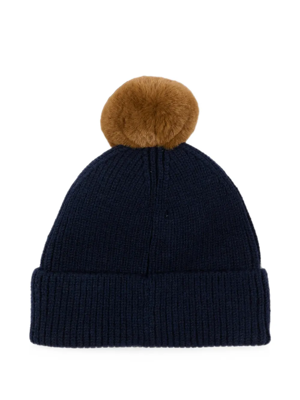 Timberland Kids Muts met pompon en logo-patch Blauw