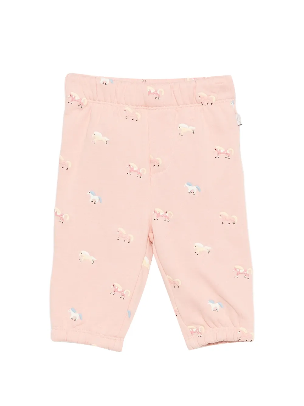 Stella McCartney Kids horse-print track pants - Rosa