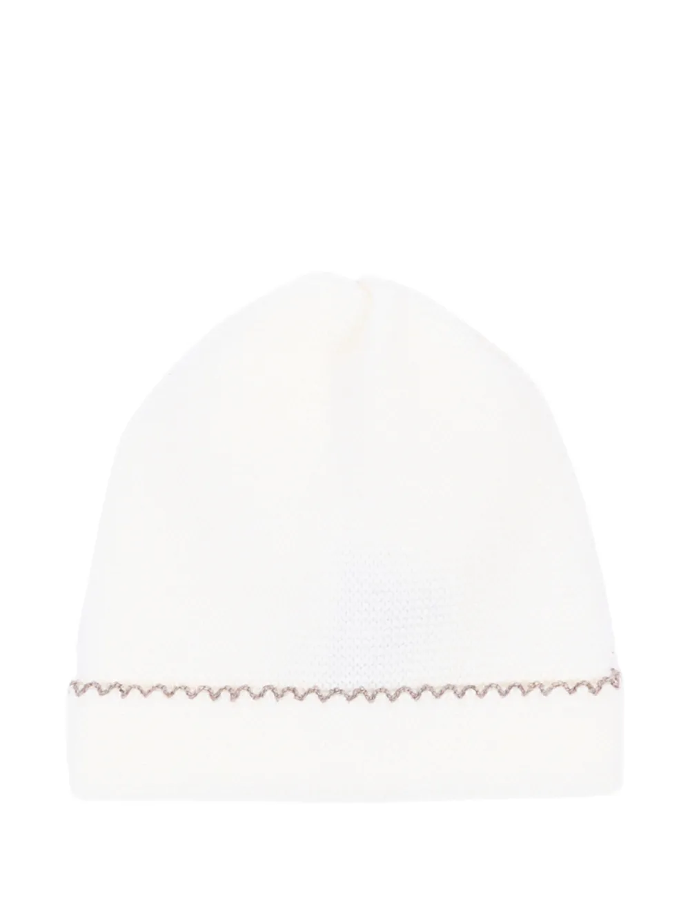 Little Bear Berretto con ricamo - Bianco