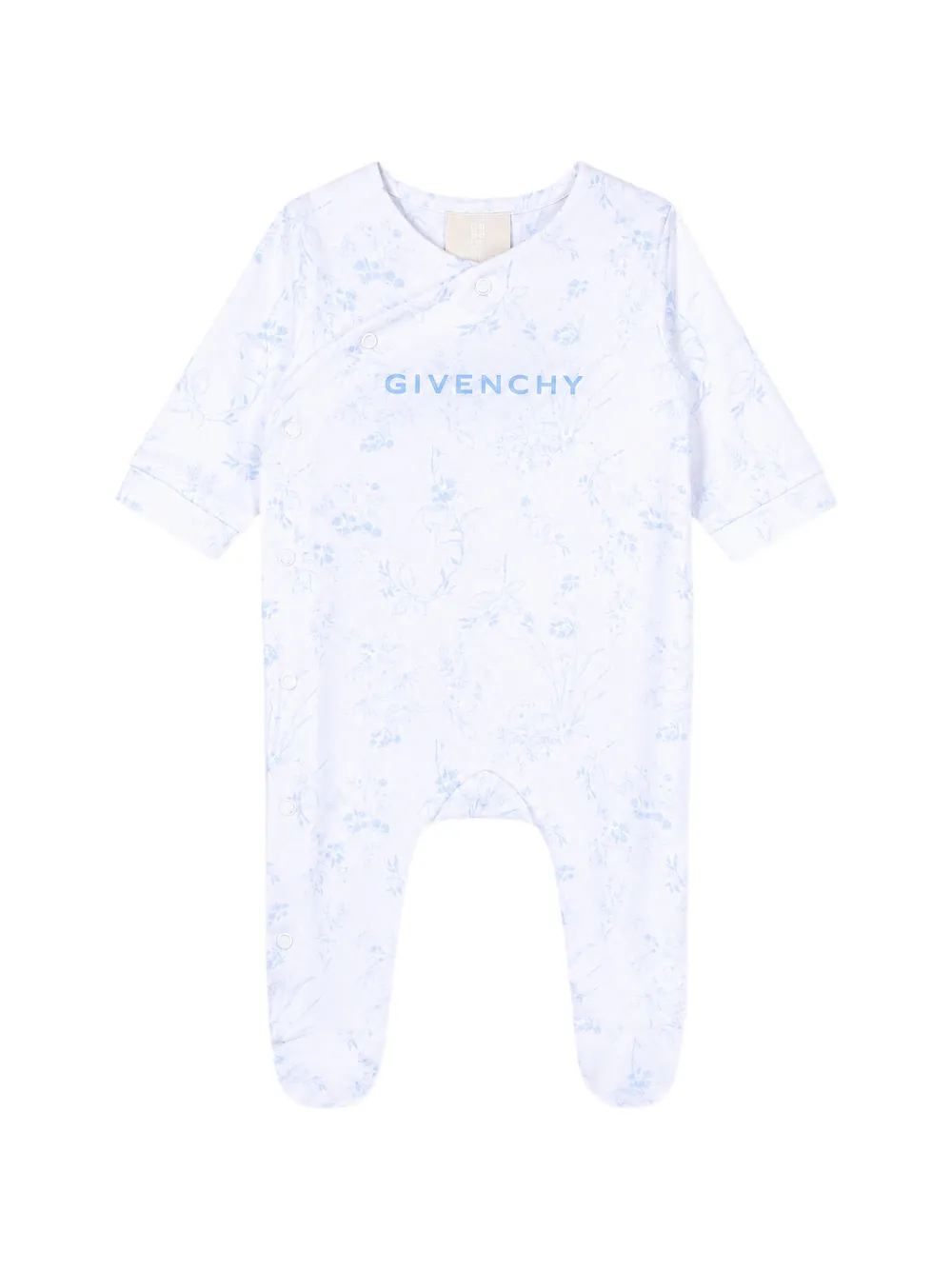 Givenchy Kids Babypakje met bloemenprint en logoprint Wit