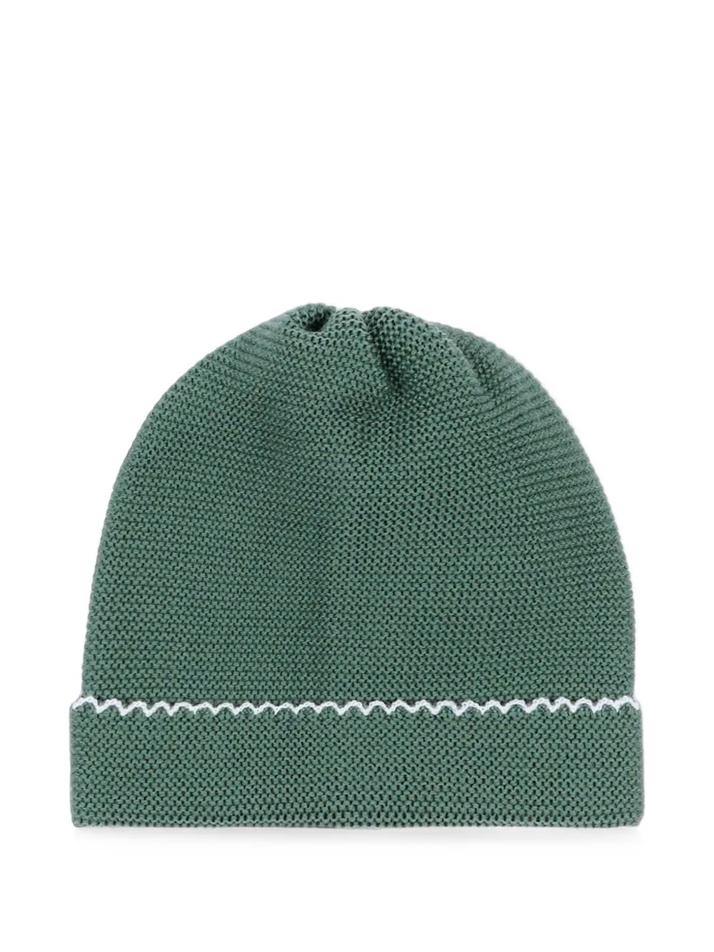Little Bear Berretto con bordo a contrasto - Verde