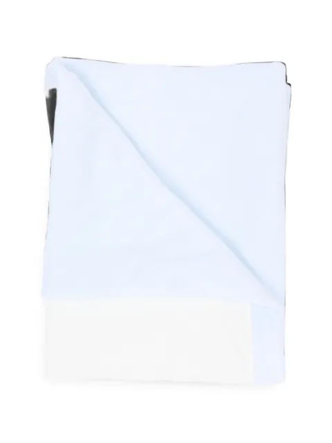 Little Bear logo-embroidered blanket