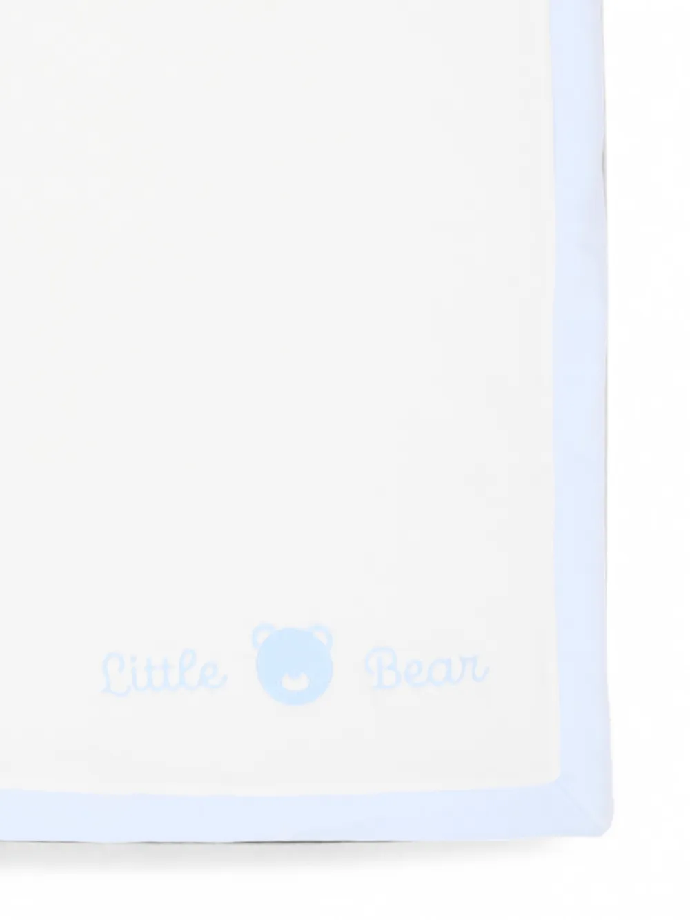 Little Bear Deken met geborduurd logo Beige