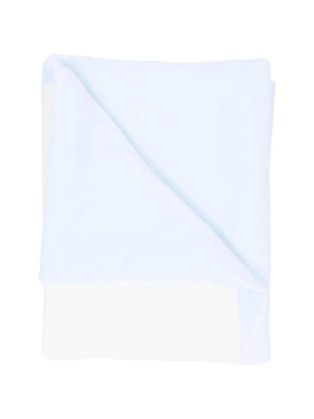Little Bear logo-embroidered blanket - Toni neutri