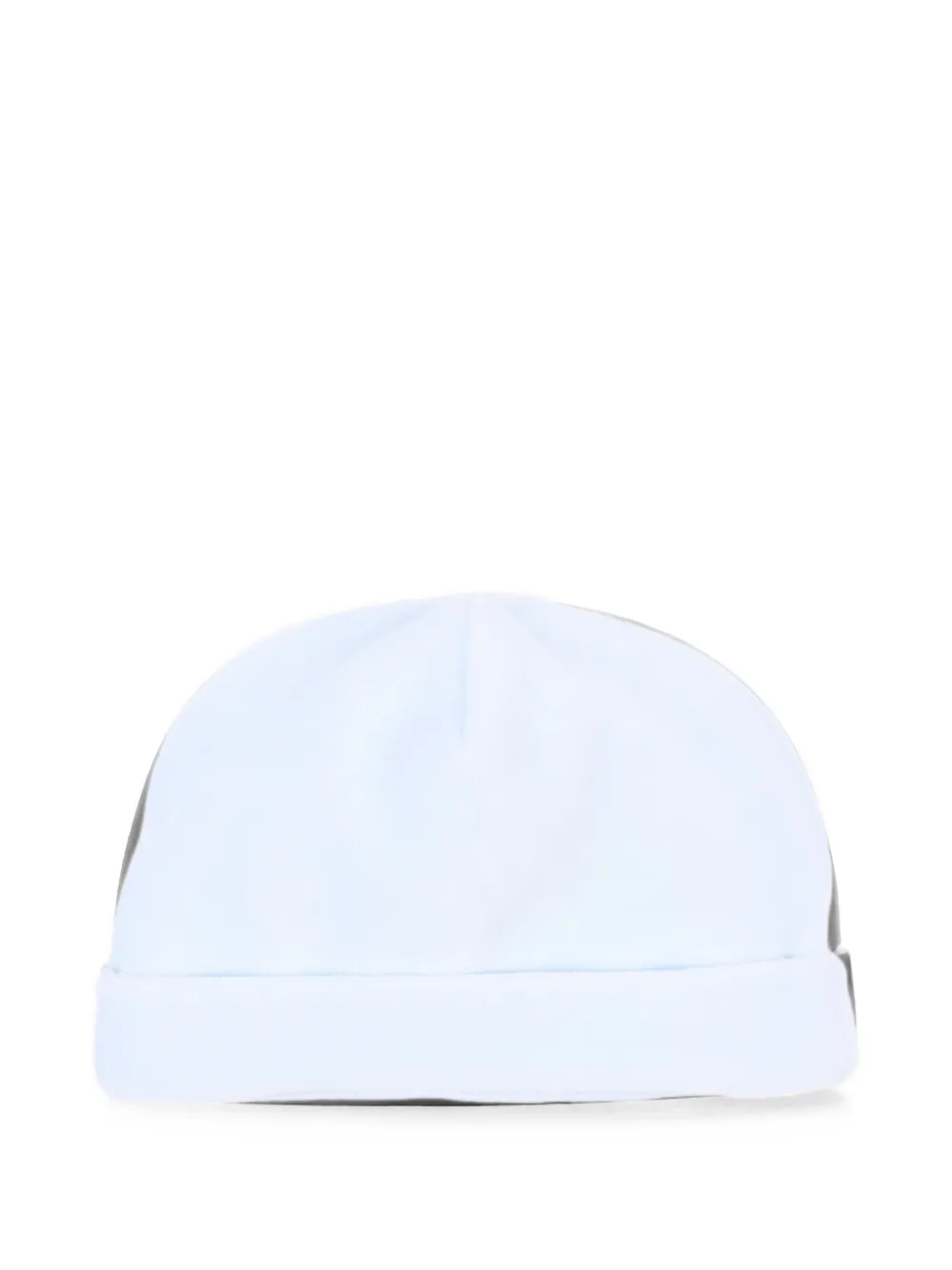 Little Bear logo-embroidered beanie hat - Blu