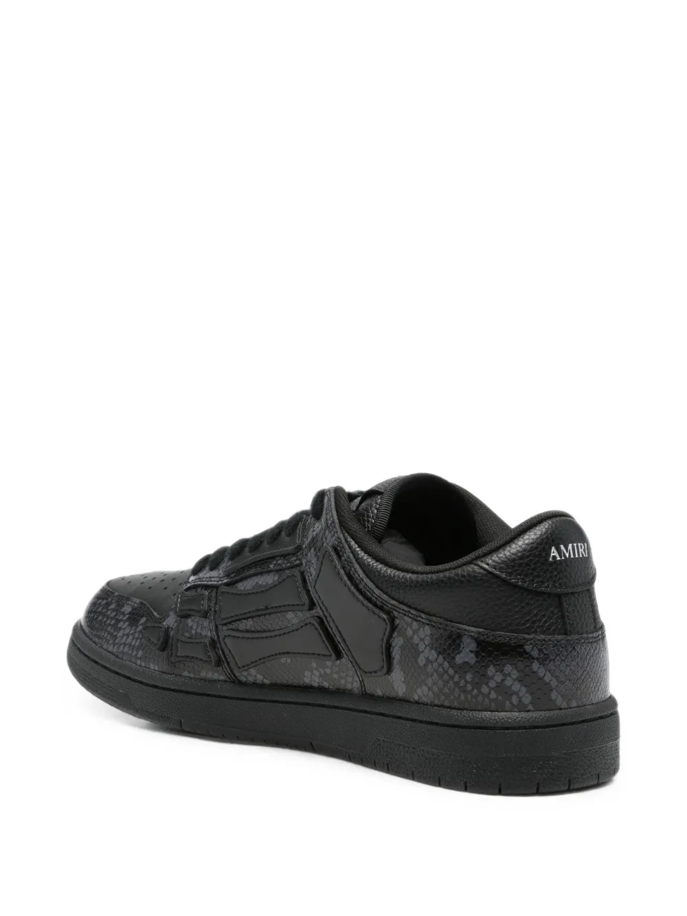 AMIRI Skeltop snakeskin-effect sneakers Zwart