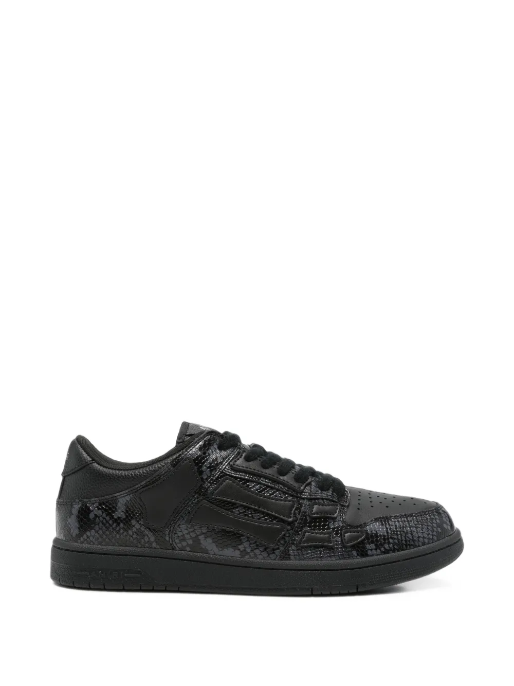 AMIRI Skeltop snakeskin-effect sneakers - Nero