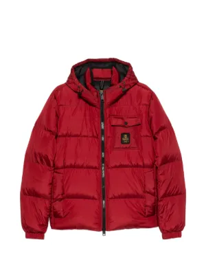 Lanvin logo-patch Windbreaker | Red | FARFETCH