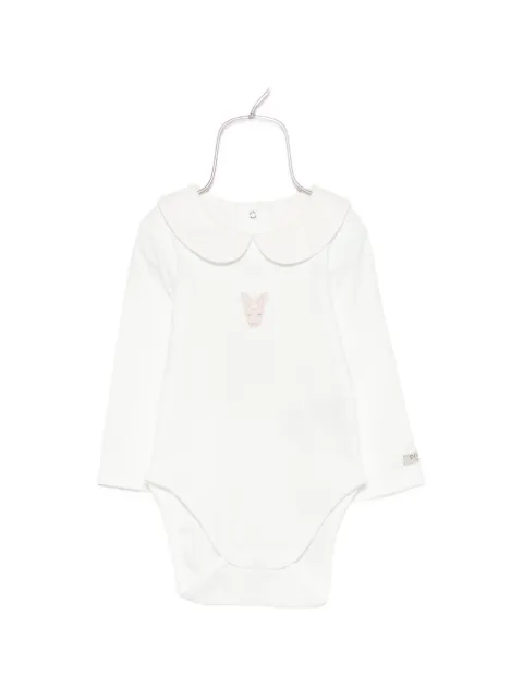 Donsje unicorn-embroidered bodysuit