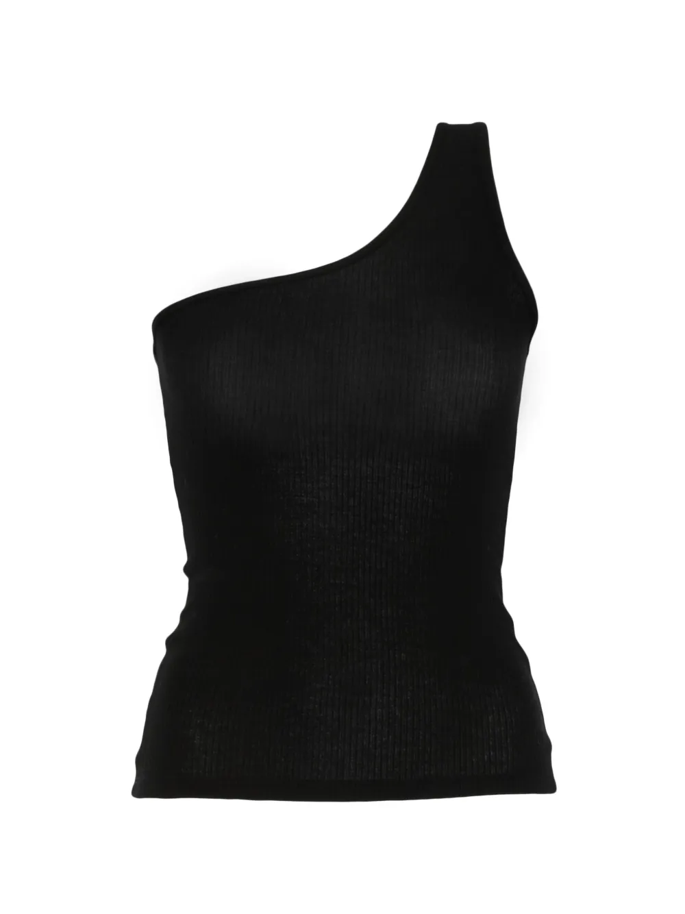 Baserange one-shoulder ribbed top