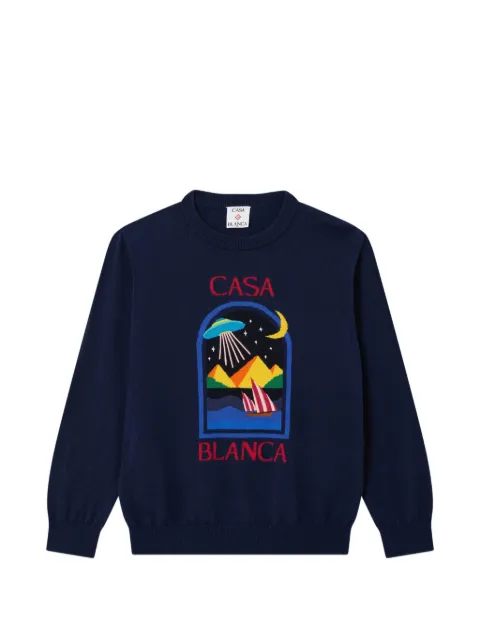 CASABLANCA KIDS Pullover mit grafischem Intarsienmuster