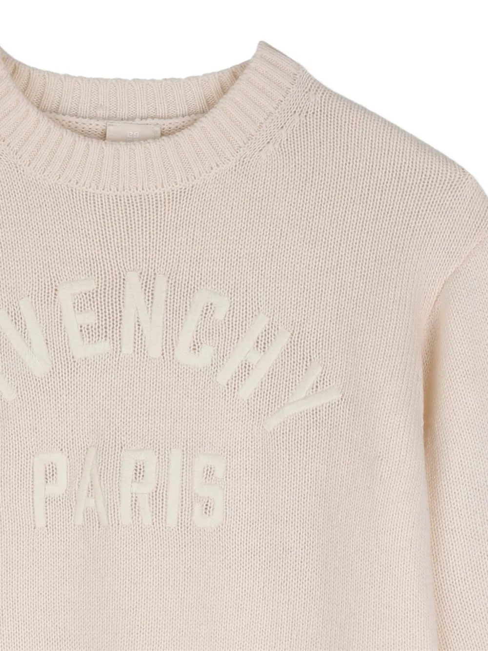 Givenchy Kids Trui met geborduurd logo Beige