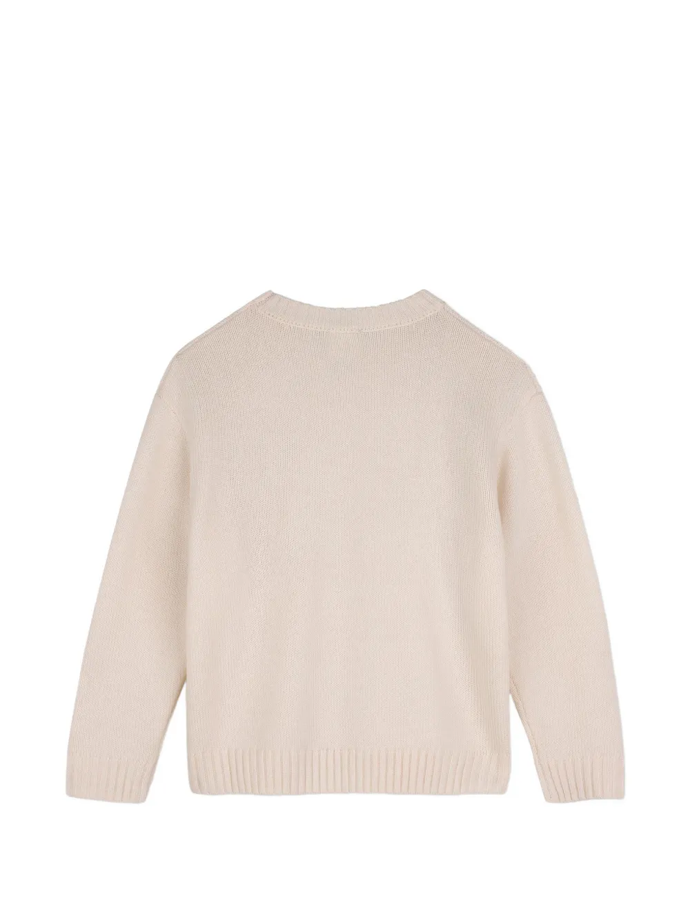 Givenchy Kids Trui met geborduurd logo Beige