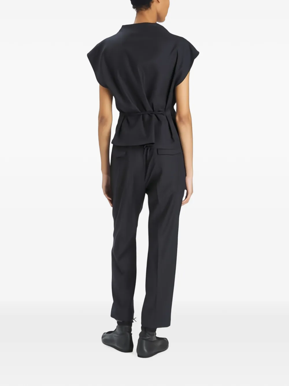 Barena Alfonso broek met elastische tailleband Blauw