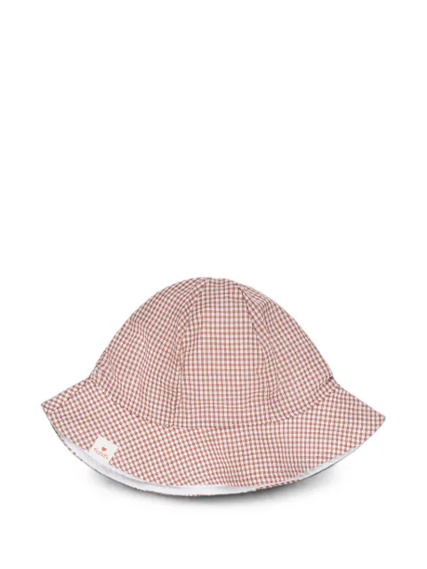 NANAN gingham-pattern bucket hat