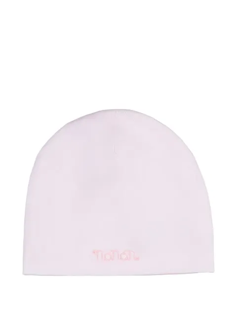 NANAN logo-embroidered beanie hat