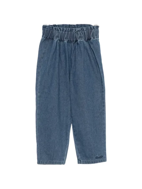 Donsje elasticated-waist jeans