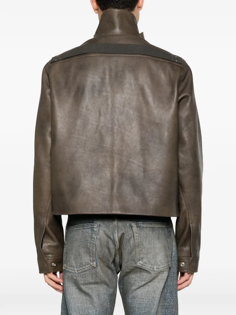 Rick Owens Jack met trechterhals Grijs